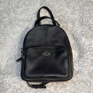 Black Kate Spade backpack